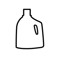 Bleach bottle icon